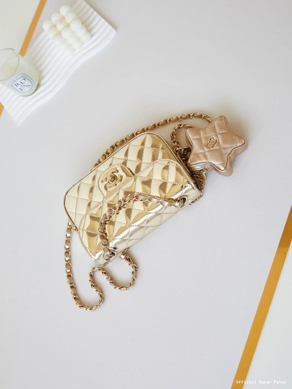 Hyper Peter COIN STAR CHANEL FLAP PURSE & BAG MINI 0714